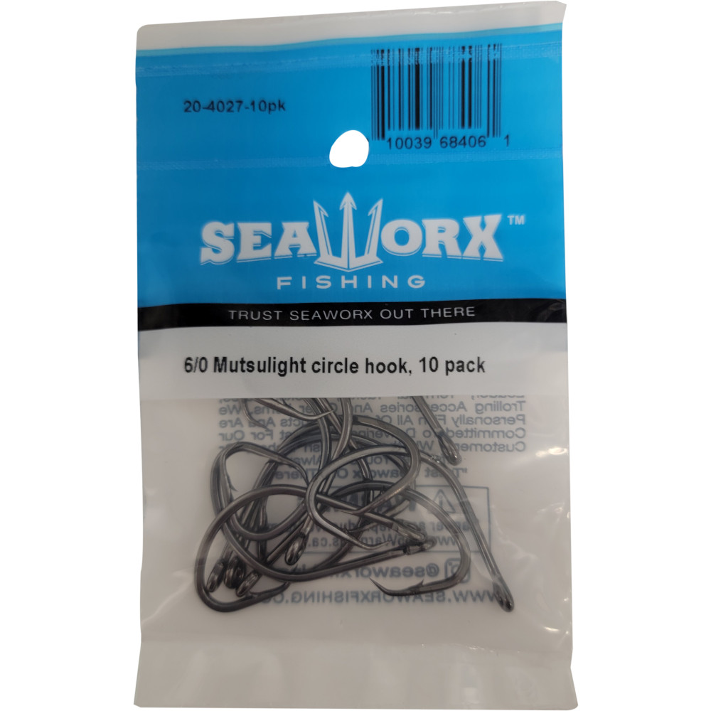 6/0 Mutsulight circle hook, 10pk
