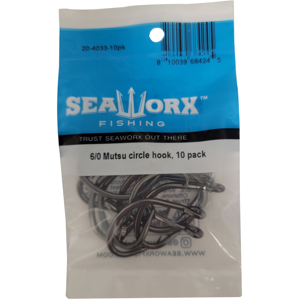 6/0 Mutsu circle hook, 10pk